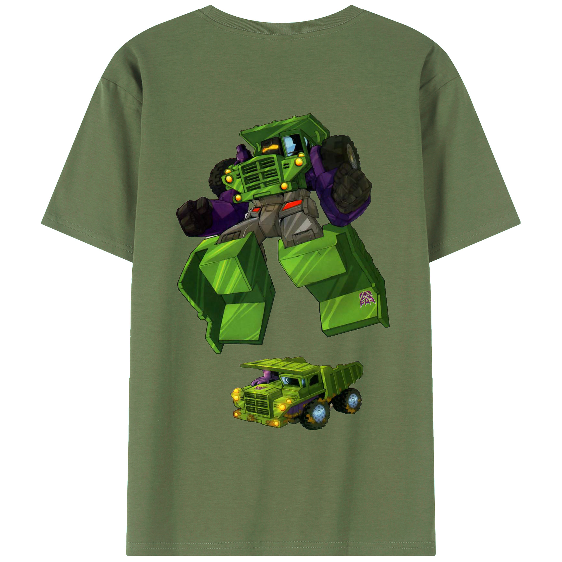 （画像用）  綿100％ メンズ半袖Tシャツ（バックプリント） 通気性